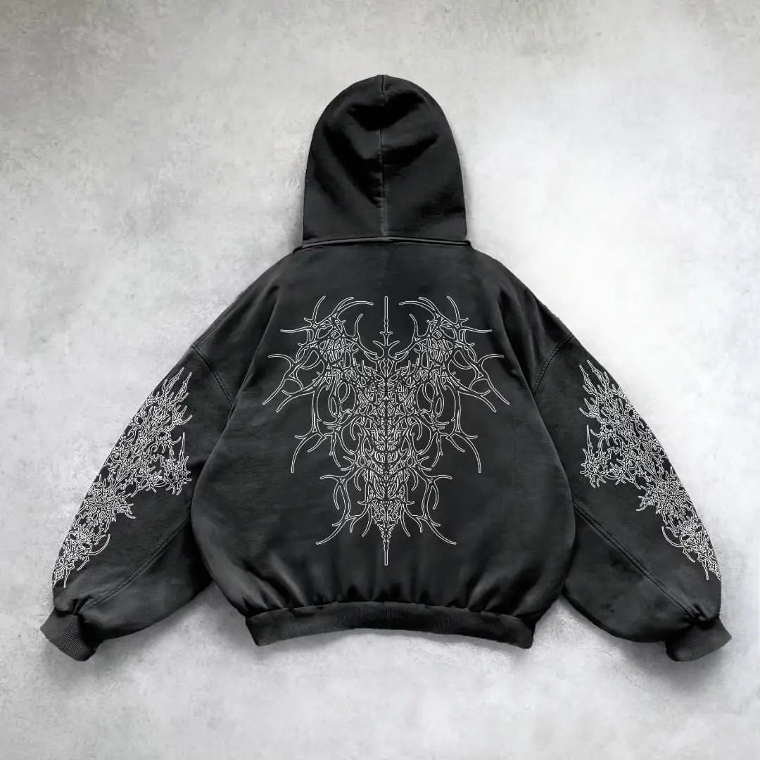 HOODIE Y2K VINTAGE PUNK