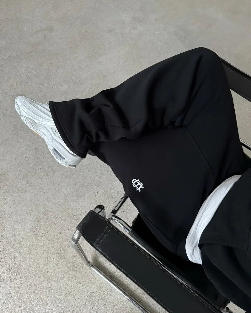 RETRO SWEATPANTS ZIPPER Y2K