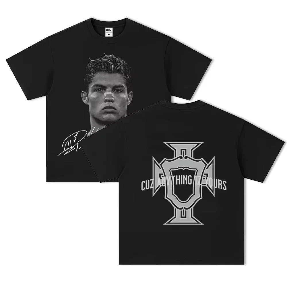 FOOTBALL STARS T-SHIRT Y2K