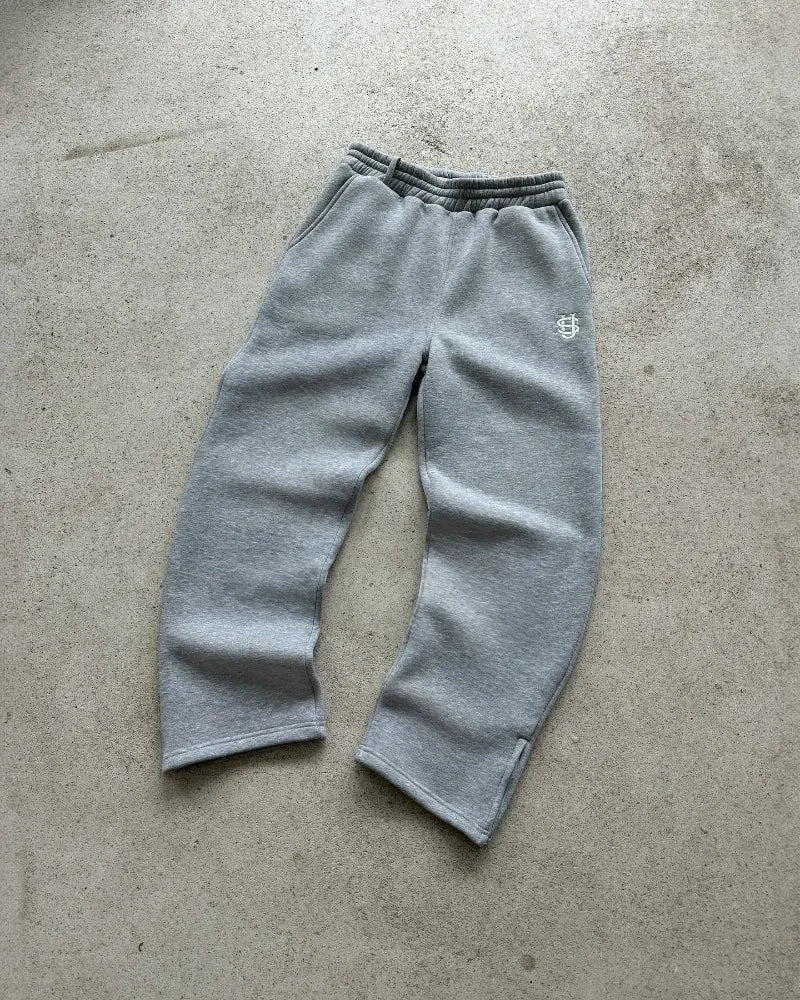 RETRO SWEATPANTS ZIPPER Y2K