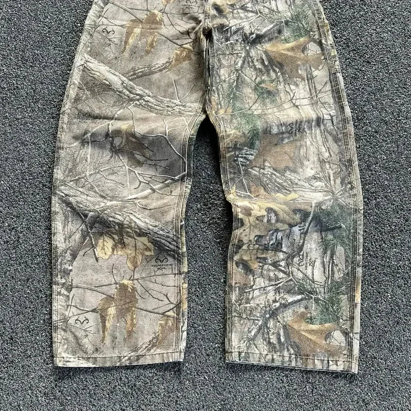 TROUSER CAMOUFLAGE CARGO Y2K