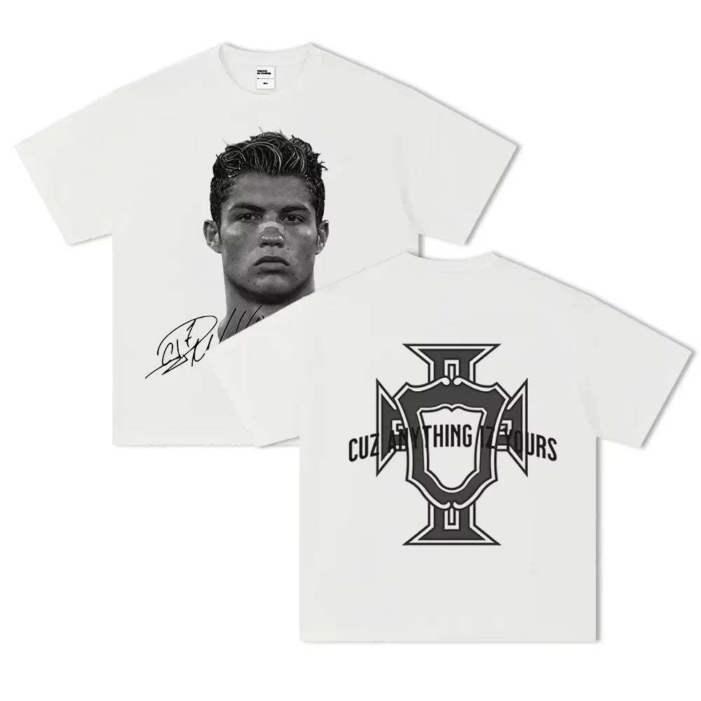 FOOTBALL STARS T-SHIRT Y2K