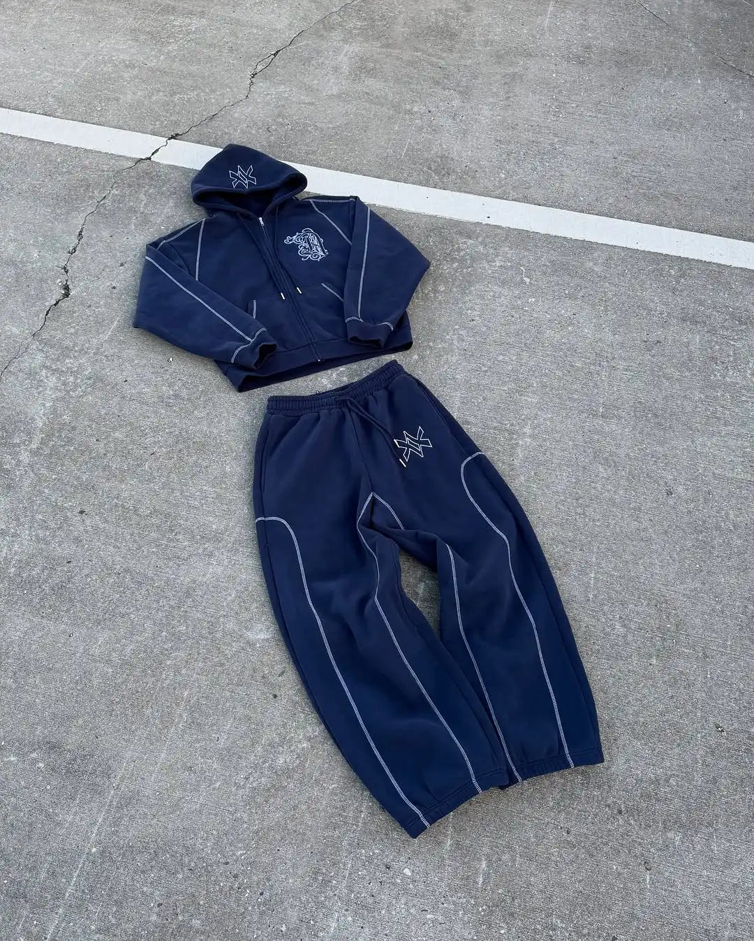 SET AMERICAN Y2K ZIPPER