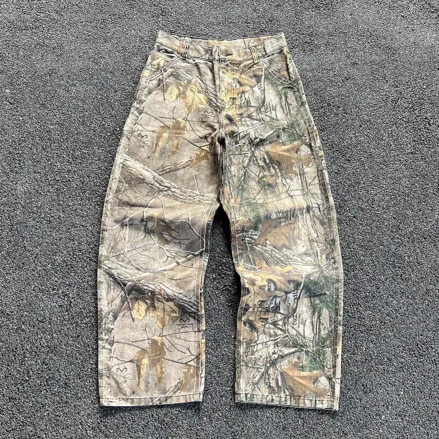 TROUSER CAMOUFLAGE CARGO Y2K