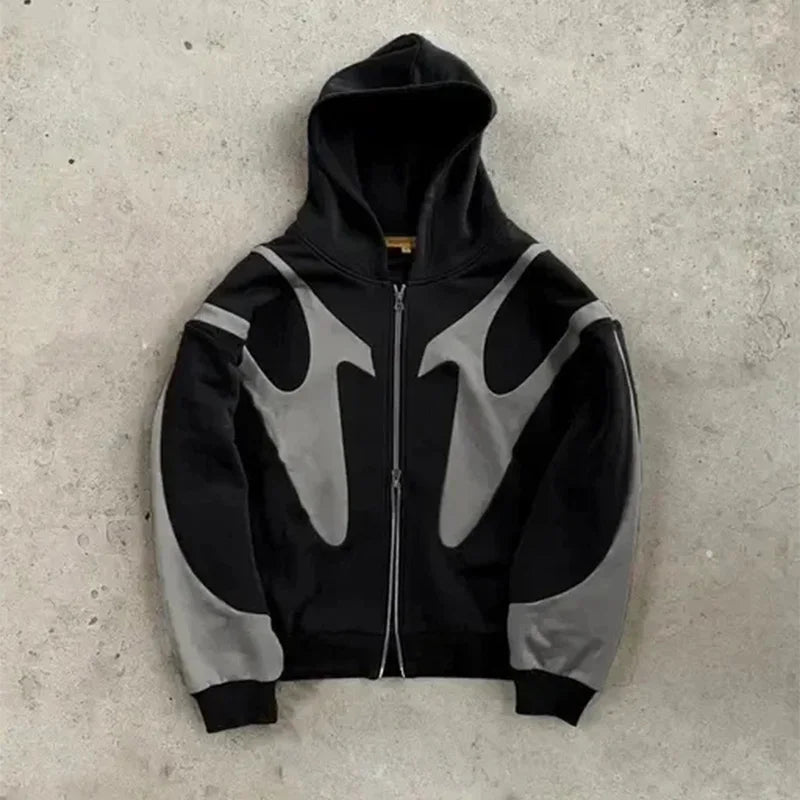 HOODIE Y2K HARAJUKU ZIPPER