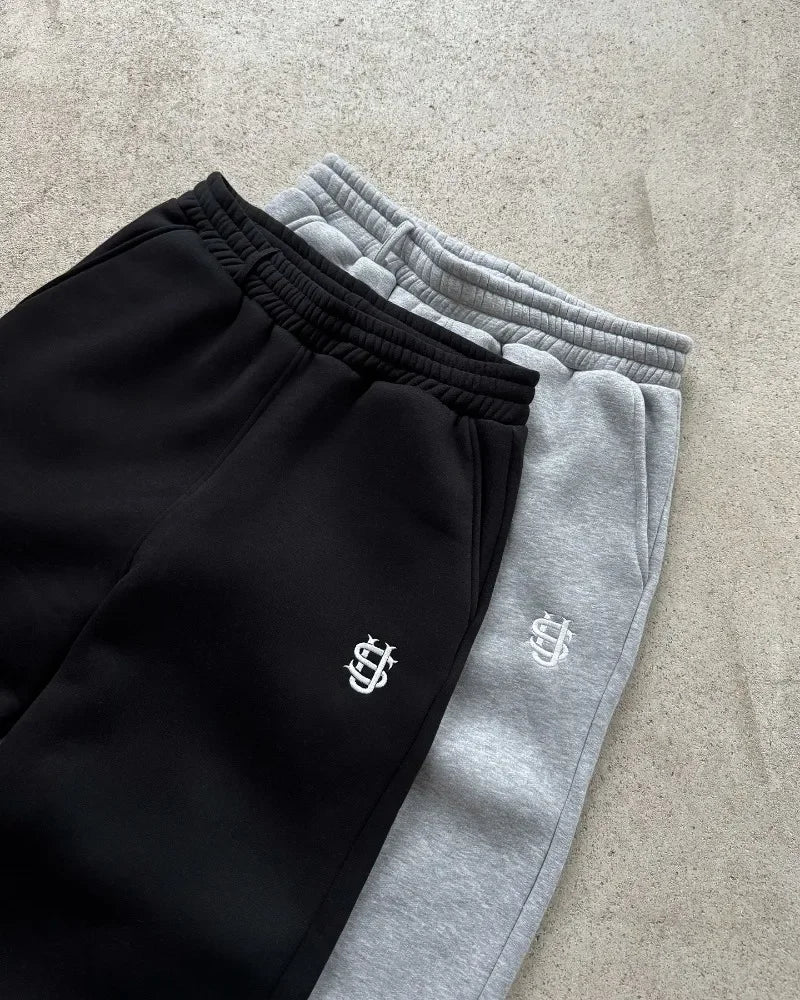 RETRO SWEATPANTS ZIPPER Y2K