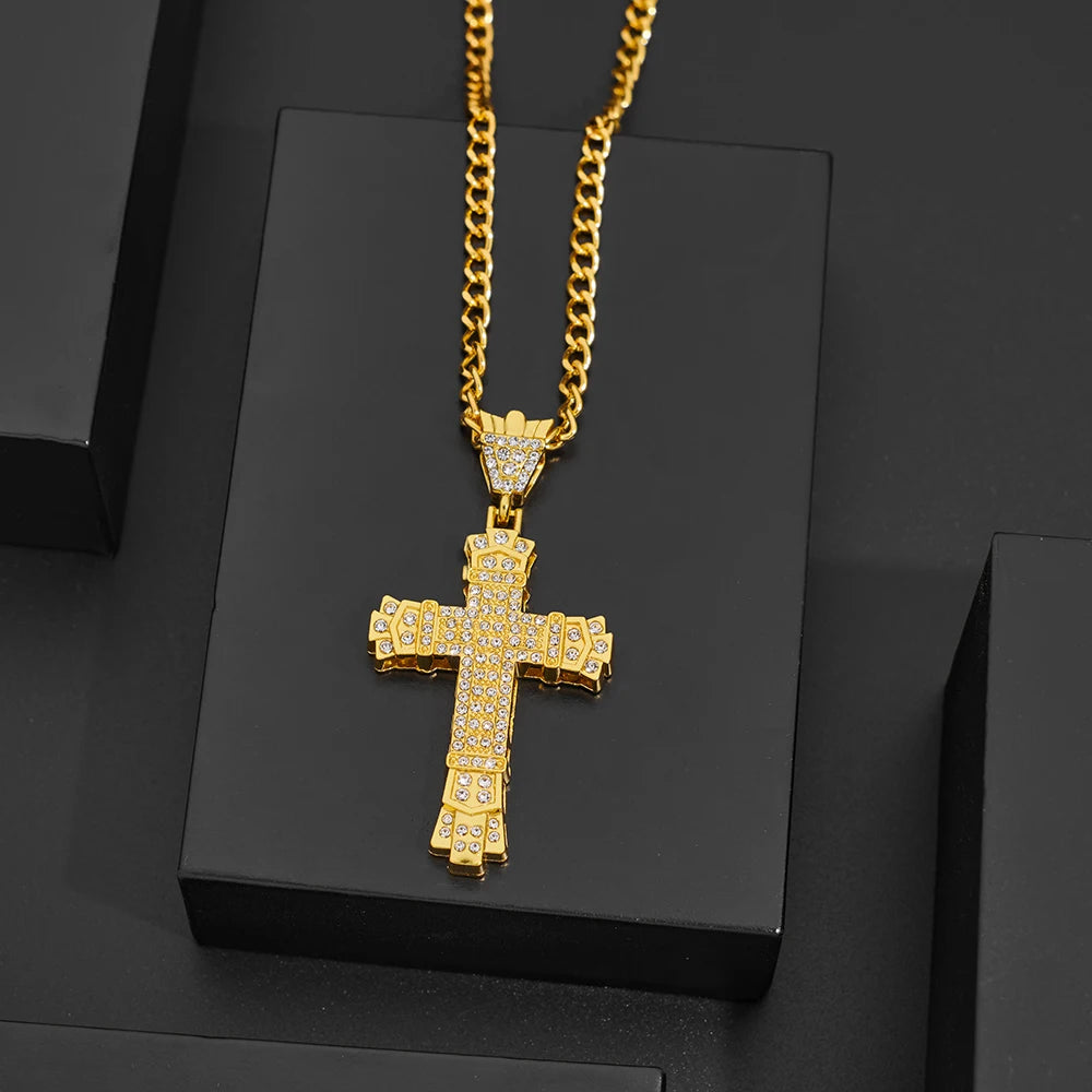CHAIN PENDANT CROSS STYLE
