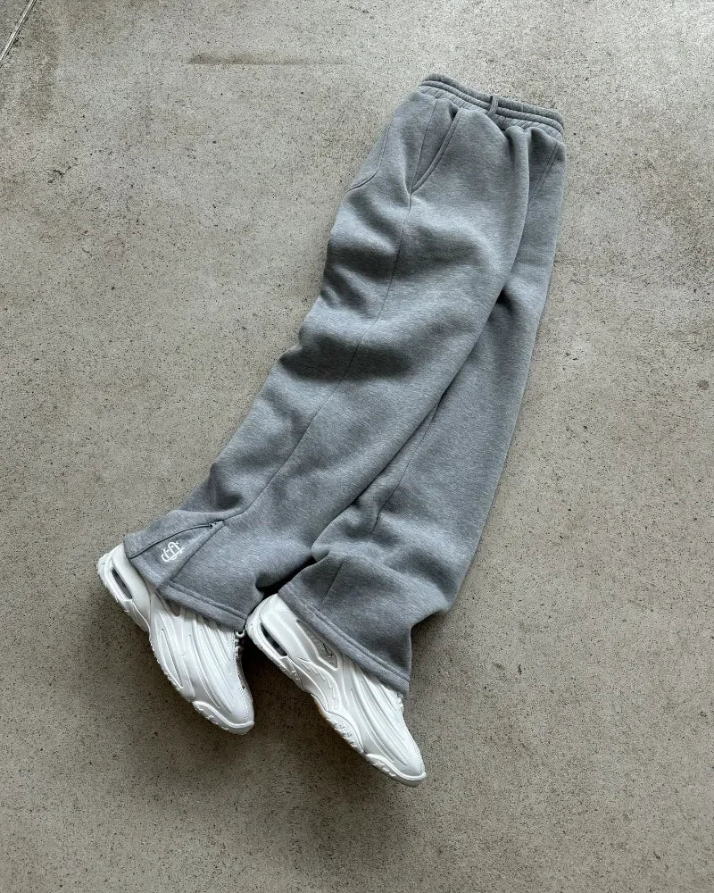 RETRO SWEATPANTS ZIPPER Y2K