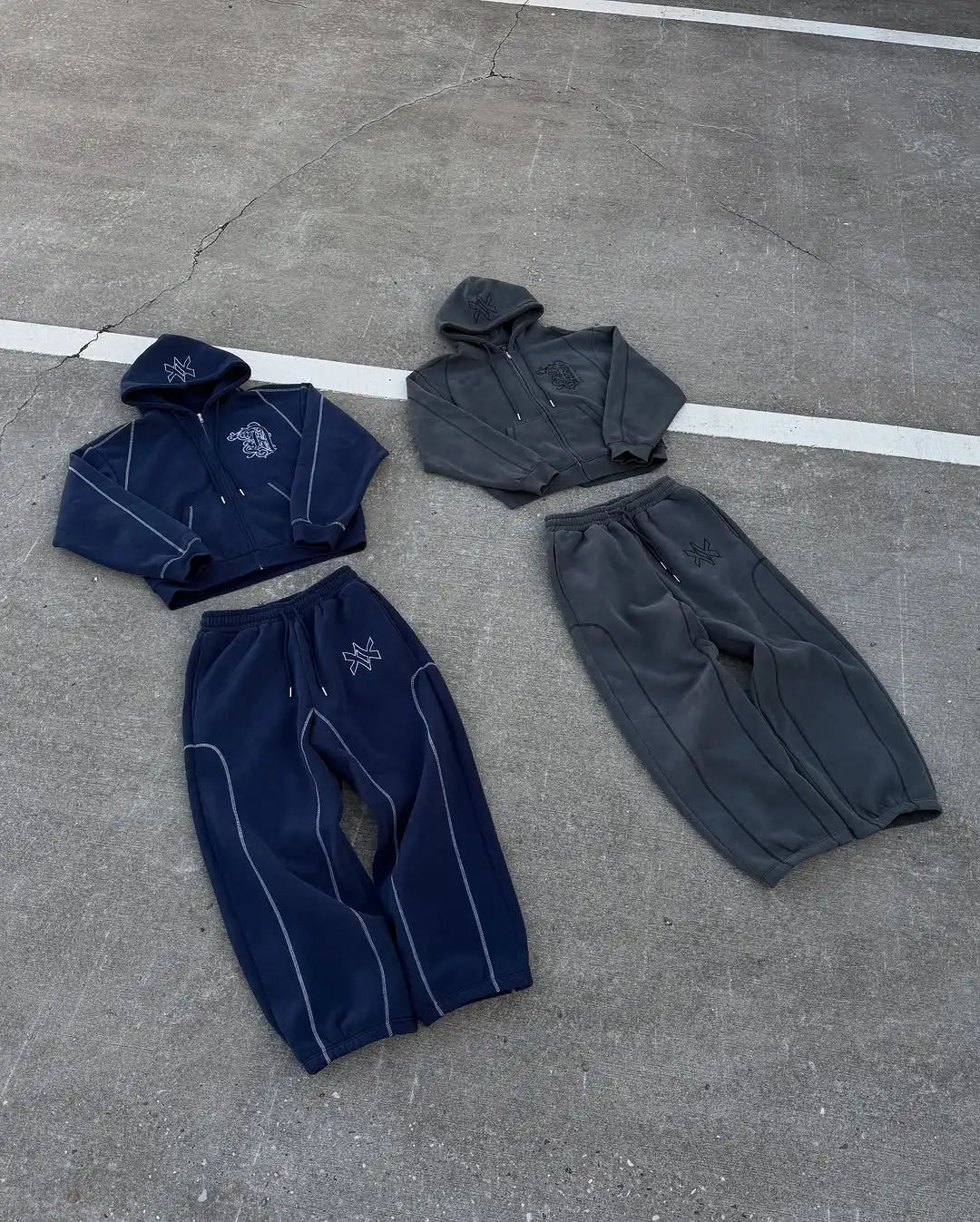 SET AMERICAN Y2K ZIPPER