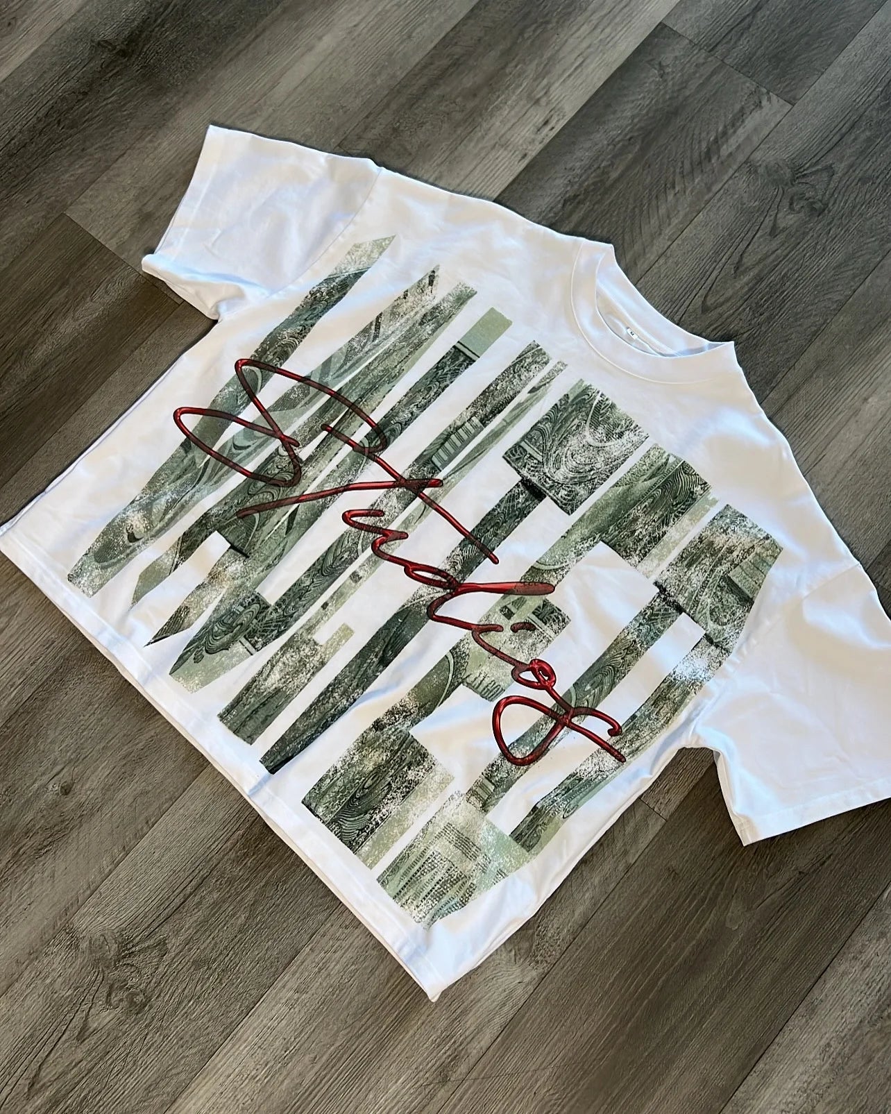 AMERICAN FASHION LETTER T-SHIRT