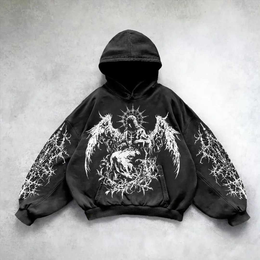 HOODIE Y2K VINTAGE PUNK
