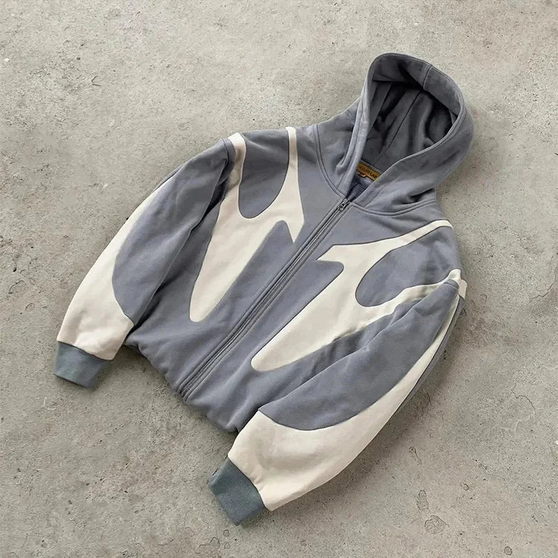 HOODIE Y2K HARAJUKU ZIPPER
