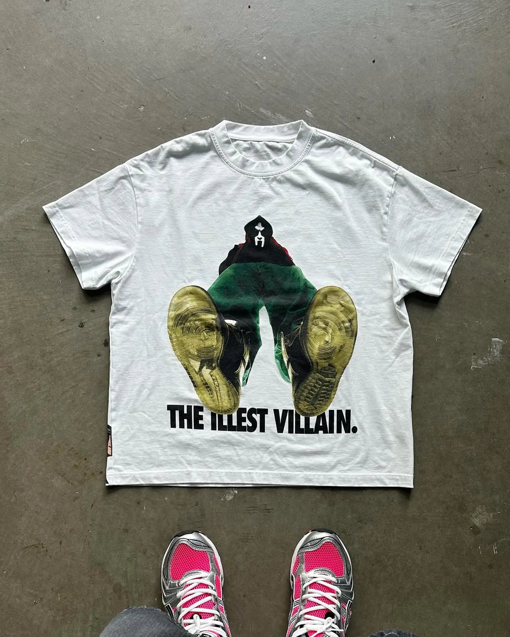 CARTOON LETTER T-SHIRT Y2K