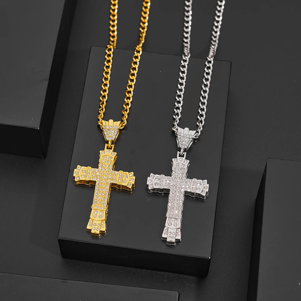 CHAIN PENDANT CROSS STYLE