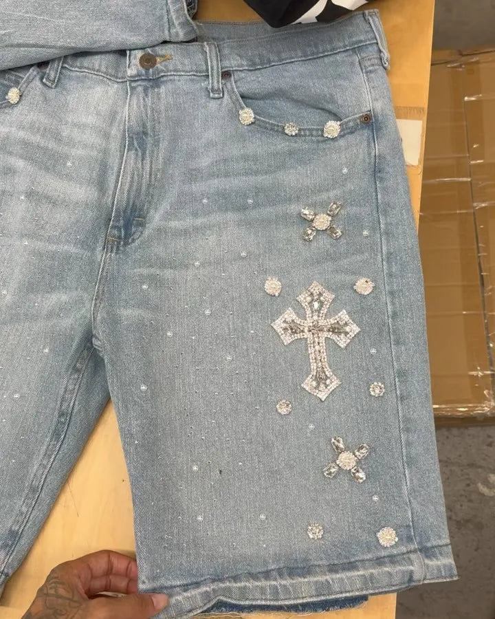 SHORTS JEANS GENUINE Y2K