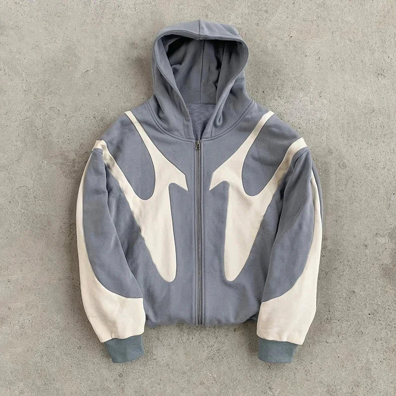 HOODIE Y2K HARAJUKU ZIPPER