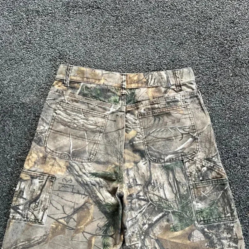 TROUSER CAMOUFLAGE CARGO Y2K