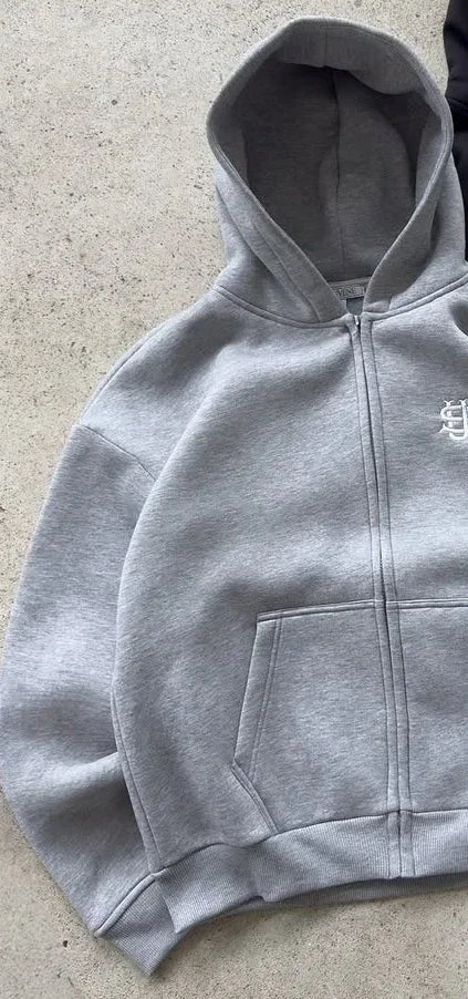 RETRO HOODIE Y2K ZIPPER